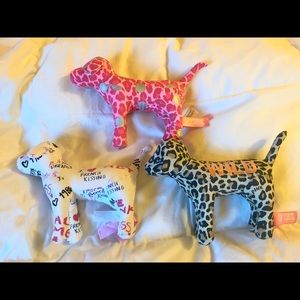 PINK Victoria’s Secret mini dogs - set of 3